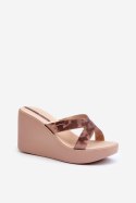 Sandał Klapki Model 83520 Ipanema High Fashion Slide Fem Beige - Step in style Step in style Sandał Klapki Model 83520 Ipanema High Fashion Slide Fem Beige - Step in style Step in style