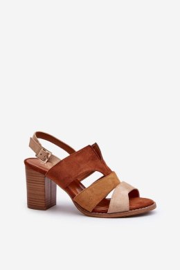Sandały Model Qutima 24SD35-7080 Brown - Step in style Step in style