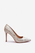 Szpilki Model Klonisa TU246 Gold - Step in style Step in style Szpilki Model Klonisa TU246 Gold - Step in style Step in style