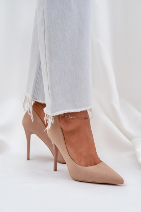 Szpilki Model Navinda LE113P Beige - Step in style Step in style Szpilki Model Navinda LE113P Beige - Step in style Step in style