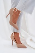Szpilki Model Navinda LE113P Beige - Step in style Step in style Szpilki Model Navinda LE113P Beige - Step in style Step in style