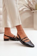 Baleriny Model Bialettia YK-05 Black - Step in style Step in style Baleriny Model Bialettia YK-05 Black - Step in style Step in style