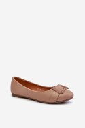Baleriny Model Cadwenla 9988-69 Dark Beige - Step in style Step in style Baleriny Model Cadwenla 9988-69 Dark Beige - Step in style Step in style