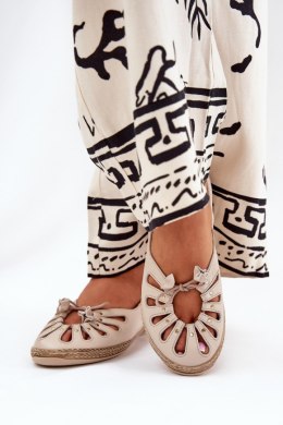 Baleriny Model Zazoo 10179 Beige - Step in style Step in style