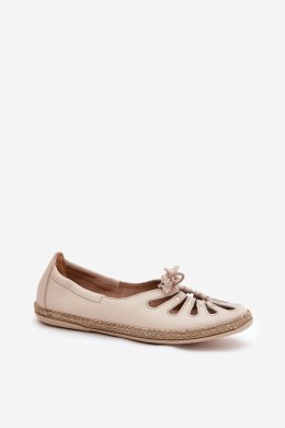 Baleriny Model Zazoo 10179 Beige - Step in style Step in style