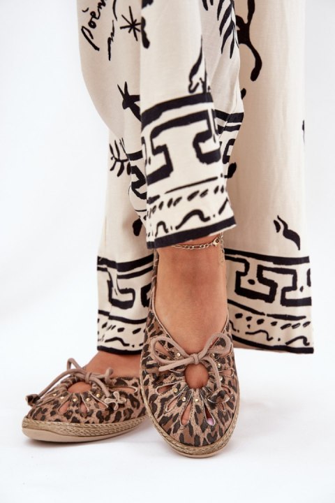 Baleriny Model Zazoo Panterka 10179 Brown - Step in style Step in style Baleriny Model Zazoo Panterka 10179 Brown - Step in style Step in style