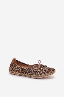 Baleriny Model Zazoo Panterka 10179 Brown - Step in style Step in style