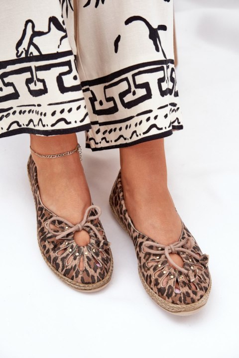 Baleriny Model Zazoo Panterka 10179 Brown - Step in style Step in style Baleriny Model Zazoo Panterka 10179 Brown - Step in style Step in style