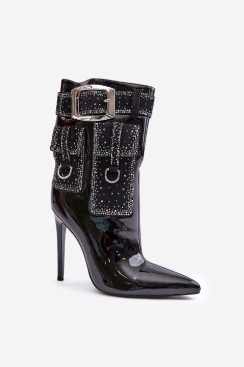 Botki Model 77-CD Black - Step in style Step in style Botki Model 77-CD Black - Step in style Step in style