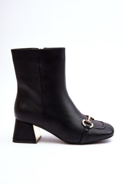 Botki Model Adinah 1063 Black - Step in style Step in style Botki Model Adinah 1063 Black - Step in style Step in style