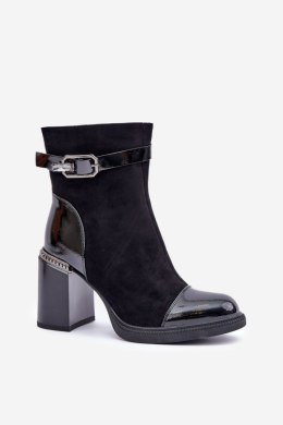 Botki Model DA MR880-085 Black - Step in style Step in style