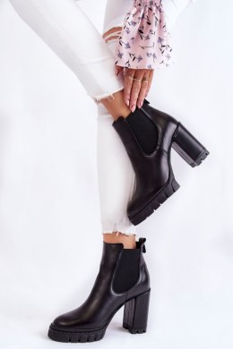 Botki Model Eldey 2247-S Black - Step in style Step in style