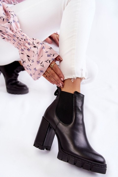 Botki Model Eldey 2247-S Black - Step in style Step in style Botki Model Eldey 2247-S Black - Step in style Step in style