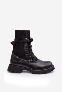 Botki Model Gentiana 8573A Black - Step in style Step in style