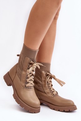 Botki Model Gentiana 8573A Brown - Step in style Step in style