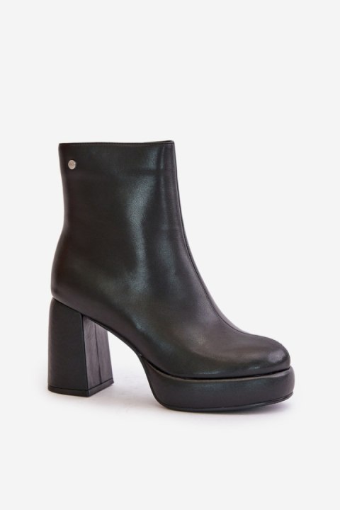 Botki Model Goe OO2N4166-W2 Black - Step in style Step in style Botki Model Goe OO2N4166-W2 Black - Step in style Step in style