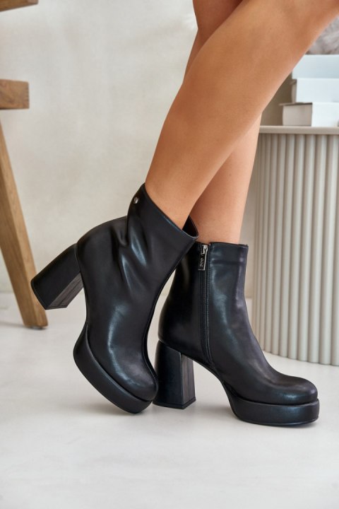 Botki Model Goe OO2N4166-W2 Black - Step in style Step in style Botki Model Goe OO2N4166-W2 Black - Step in style Step in style