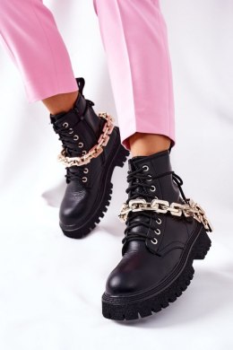 Botki Model Grail 8533 Black - Step in style Step in style