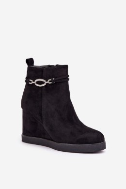 Botki Model Kaiviana BM98 Black - Step in style Step in style