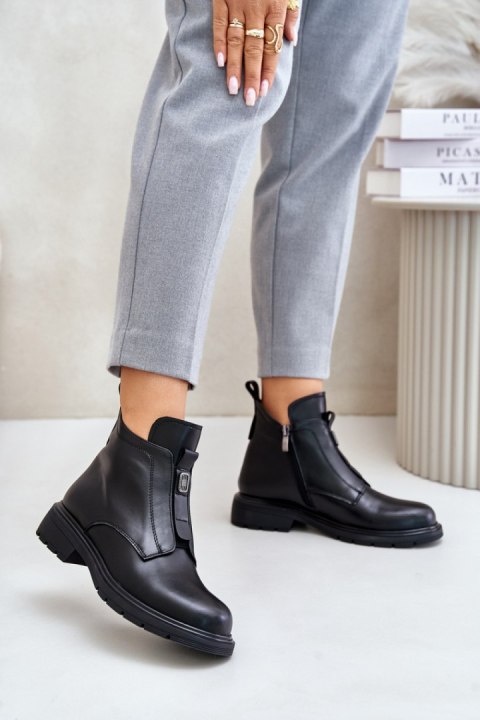 Botki Model Komisa 24BT15-7459 Black - Step in style Step in style Botki Model Komisa 24BT15-7459 Black - Step in style Step in style