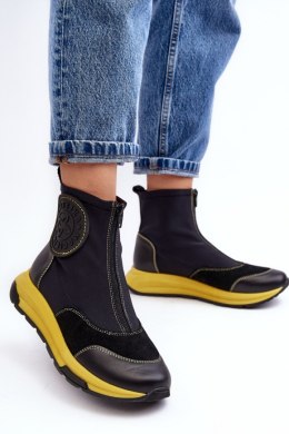 Botki Model Maciejka 06297-01 Black - Step in style Step in style
