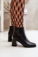 Botki Model Milisea JC108 Black - Step in style Step in style Botki Model Milisea JC108 Black - Step in style Step in style