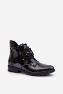 Botki Model S.Barski HY42-021 Black - Step in style Step in style Botki Model S.Barski HY42-021 Black - Step in style Step in style