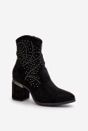 Botki Model S.Barski HY42-029 Black - Step in style Step in style