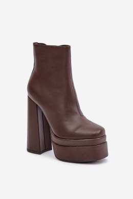 Botki Model Selahra JA-26 Czekolada - Step in style Step in style