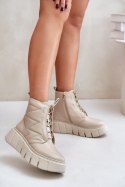 Botki Model Zazoo 60472 Beige - Step in style Step in style Botki Model Zazoo 60472 Beige - Step in style Step in style