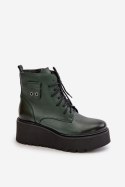 Botki Model Zazoo 60499 Dark Green - Step in style Step in style Botki Model Zazoo 60499 Dark Green - Step in style Step in style