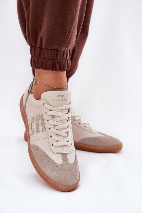 Buty Sportowe Model CheBello 4640 Beige - Step in style Step in style Buty Sportowe Model CheBello 4640 Beige - Step in style Step in style
