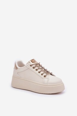 Buty Sportowe Model Fonetha NB751 Beige - Step in style Step in style