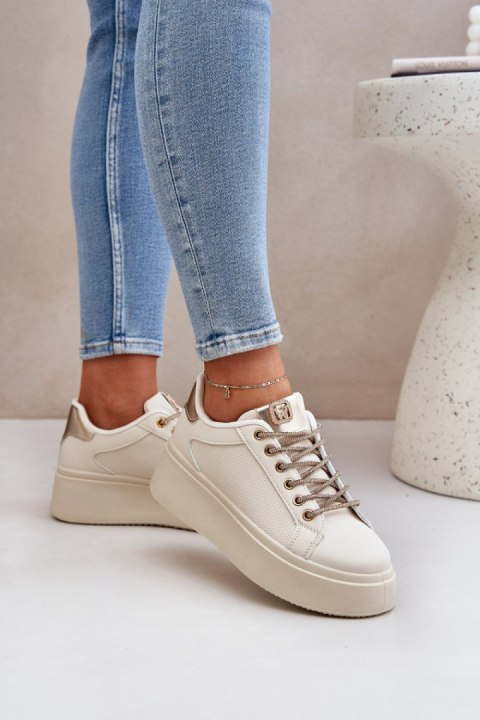Buty Sportowe Model Fonetha NB751 Beige - Step in style Step in style Buty Sportowe Model Fonetha NB751 Beige - Step in style Step in style