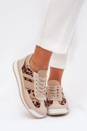 Buty Sportowe Model Galabis BL579P Beige/Brown - Step in style Step in style Buty Sportowe Model Galabis BL579P Beige/Brown - Step in style Step in style