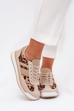 Buty Sportowe Model Galabis BL579P Beige/Brown - Step in style Step in style