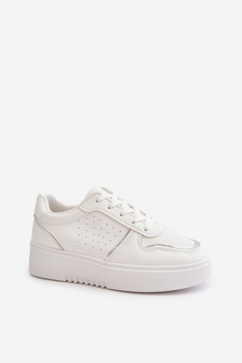 Buty Sportowe Model Mistra MS3107 White/Silver - Step in style Step in style Buty Sportowe Model Mistra MS3107 White/Silver - Step in style Step in style