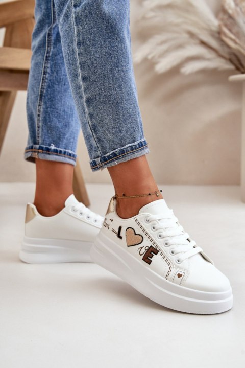 Buty Sportowe Model Orlian A88-201 White - Step in style Step in style Buty Sportowe Model Orlian A88-201 White - Step in style Step in style