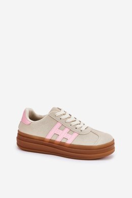 Buty Sportowe Model Syliyana 25SP26-9089 Beige - Step in style Step in style