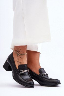 Czółenka Model Damira 20111 Black Skóra - Step in style Step in style
