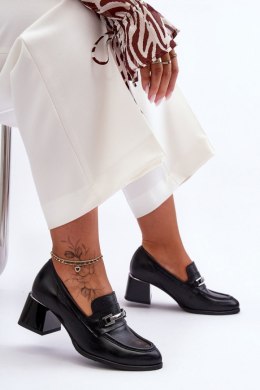 Czółenka Model Damira 20111 Black Skóra - Step in style Step in style
