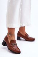 Czółenka Model Damira 20111 Brown - Step in style Step in style Czółenka Model Damira 20111 Brown - Step in style Step in style