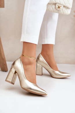 Czółenka Model Lewski 3117 (35325) Gold - Step in style Step in style