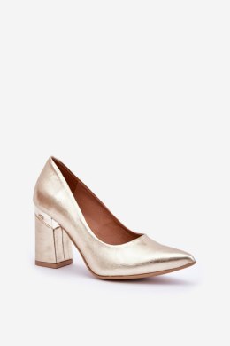 Czółenka Model Lewski 3117 (35325) Gold - Step in style Step in style