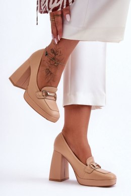 Czółenka Model Rouse M047 Nude - Step in style Step in style