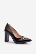 Czółenka Model Zazoo 2453/OS Black Skóra - Step in style Step in style Czółenka Model Zazoo 2453/OS Black Skóra - Step in style Step in style