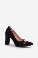 Czółenka Model Zazoo 2453/OS Black Zamsz - Step in style Step in style Czółenka Model Zazoo 2453/OS Black Zamsz - Step in style Step in style