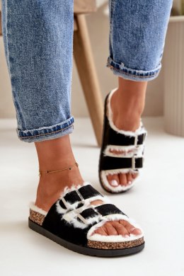 Kapcie Model Ezilena WSL-200 Black - Step in style Step in style