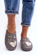 Kapcie Model Geraja MD6003 Grey - Step in style Step in style Kapcie Model Geraja MD6003 Grey - Step in style Step in style
