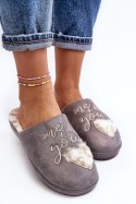 Kapcie Model Geraja MD6003 Grey - Step in style Step in style Kapcie Model Geraja MD6003 Grey - Step in style Step in style